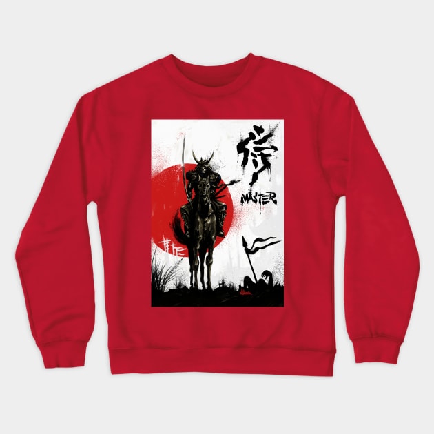 Samurai Master Crewneck Sweatshirt by tobywillsmer